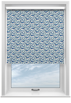 Whaley Great, Big Splash Regatta - Twist&Fit Roller Blind